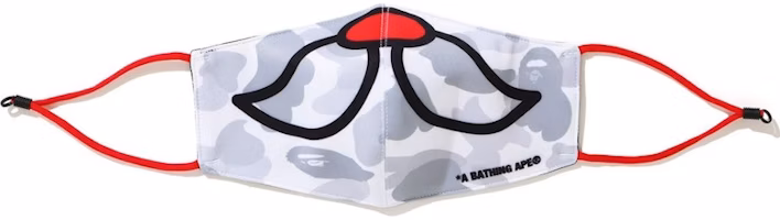 BAPE Christmas City Camo Mask White BAPE Christmas City Camo Mask White