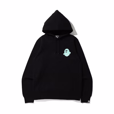 BAPE Circle Logo Pullover Hoodie Ape Head Unisex Sweatshirt 1G30-114-010