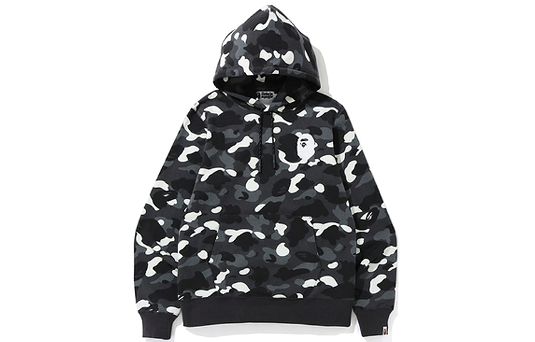 BAPE City Camo Pullover Hoodie 3M Reflective Unisex Black Camo 1F80-114-014BLACK