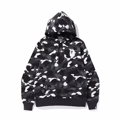 BAPE City Camo Pullover Hoodie 3M Reflective Unisex Black Camo 1F80-114-014BLACK