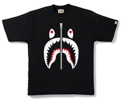 BAPE City Camo Shark Tee Black/White