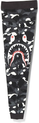 Bape City Camo Side Shark Slim Sweat Pants Black Order Bape City Camo Side Shark Slim Sweat Pants Black