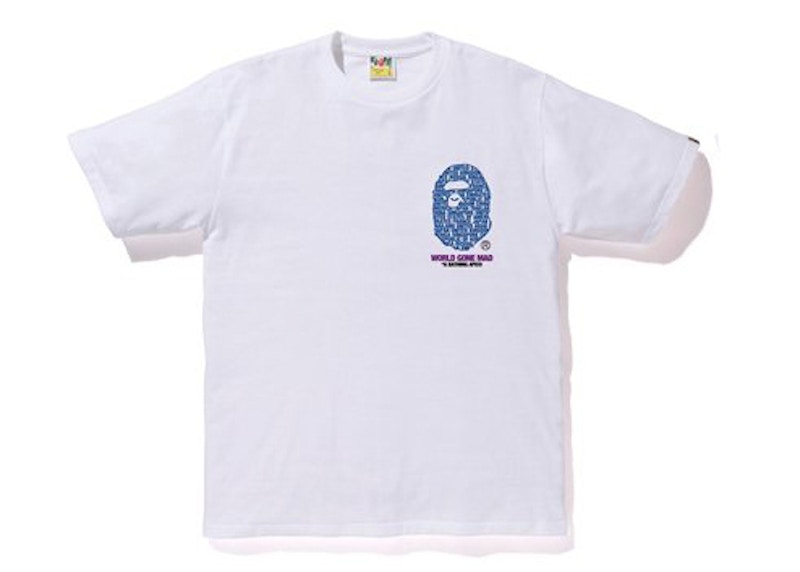 Buy BAPE City Hong Kong Ape Head T-Shirt Putih