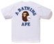 Order BAPE City Hong Kong Ape Head T-Shirt Putih