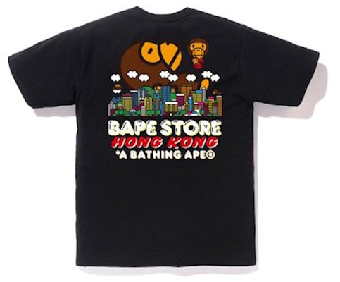 BAPE City Hong Kong Milo Tee Black Order BAPE City Hong Kong Milo Tee Black