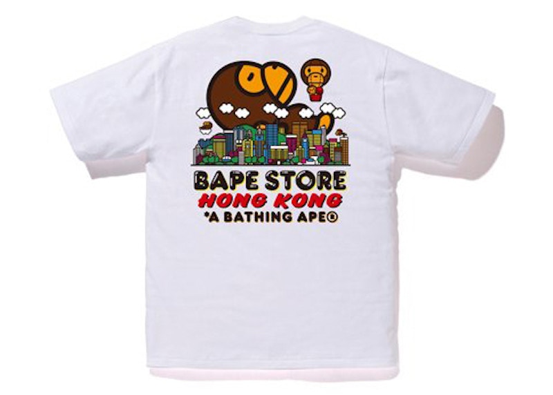 Order BAPE City Hong Kong Milo T-Shirt Putih