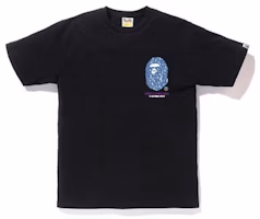 BAPE City Hong Kong Outline Tee Black BAPE City Hong Kong Outline Tee Black