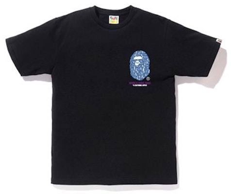 BAPE City Hong Kong Outline Tee Black Buy BAPE City Hong Kong Outline Tee Black