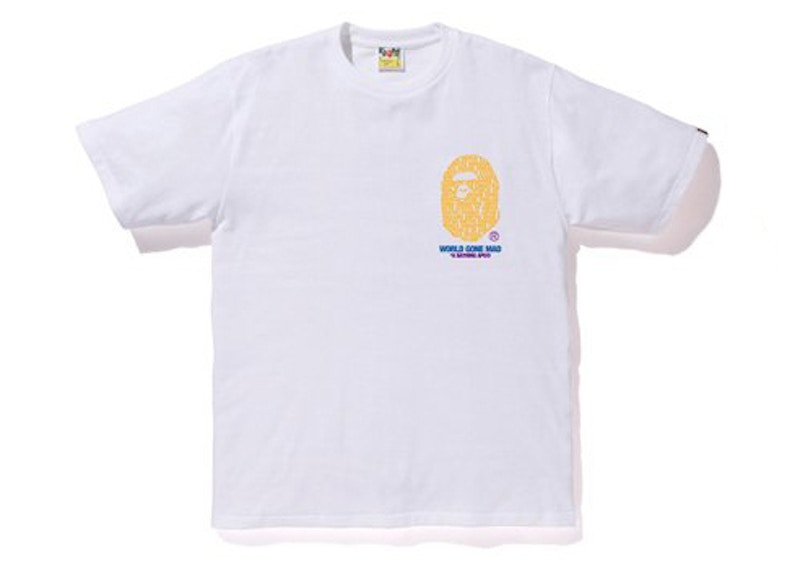 Buy BAPE 城市洛杉磯猿人頭短袖T恤 白色