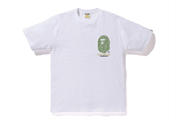 BAPE City Tokyo Big Ape Head Tee White Buy BAPE City Tokyo Big Ape Head Tee White