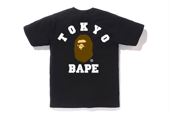 BAPE City Tokyo College Tee Black Order BAPE City Tokyo College Tee Black