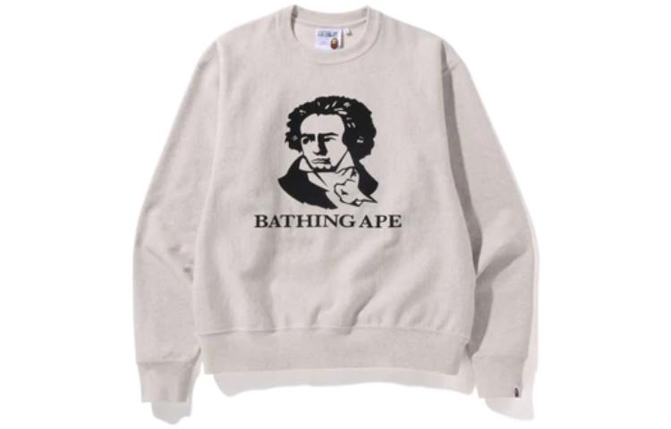BAPE Classic Bathing Ape Relaxed Fit Crewneck Logo Sweatshirt 1I30-113-011