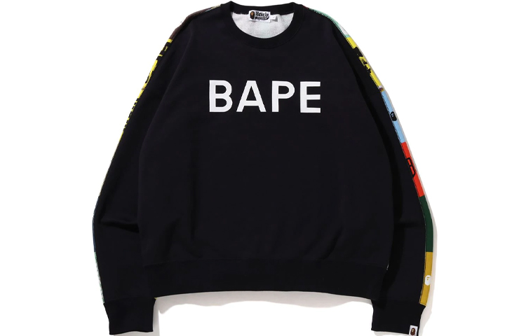 BAPE Classic Logo Loose Fit Crewneck Sweatshirt Long Sleeve 1I30-113-001