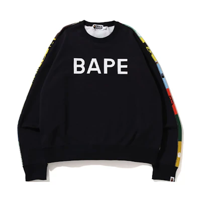 BAPE Classic Logo Loose Fit Crewneck Sweatshirt Long Sleeve 1I30-113-001