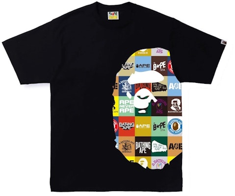 Kaos Hitam Logo Besar Monyet BAPE Classic Buy Kaos Hitam Logo Besar Monyet BAPE Classic