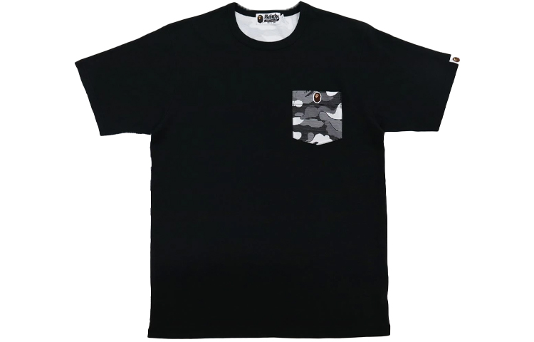 BAPE Cloud Camo Pocket Logo Short Sleeve T-Shirt Men 1H80-109-002