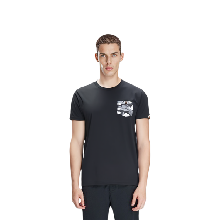 BAPE Cloud Camo Pocket Logo Short Sleeve T-Shirt Men 1H80-109-002 圖 4