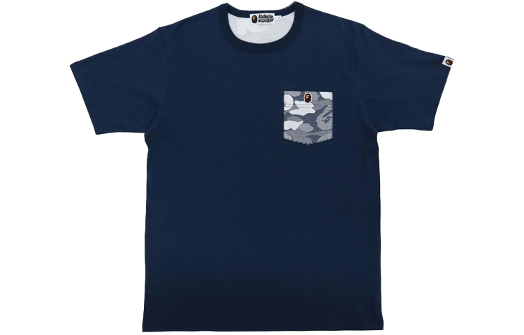 BAPE Cloud Camo Pocket Logo Short Sleeve T-Shirt Men 1H80-109-002 圖 5