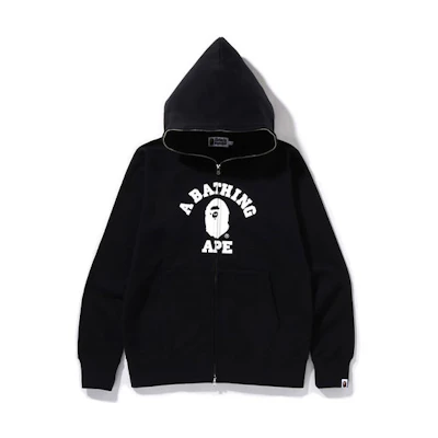 BAPE College Full Zip Hoodie Casual Jacket 1I30-115-020