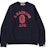 Bape College Heavy Weight Crewneck Navy