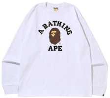 BAPE College L/S Tee (SS22) White