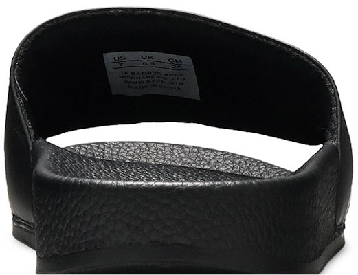 BAPE College Slide 'Black' 1G20191011-BLK Sizing BAPE College Slide 'Black' 1G20191011-BLK