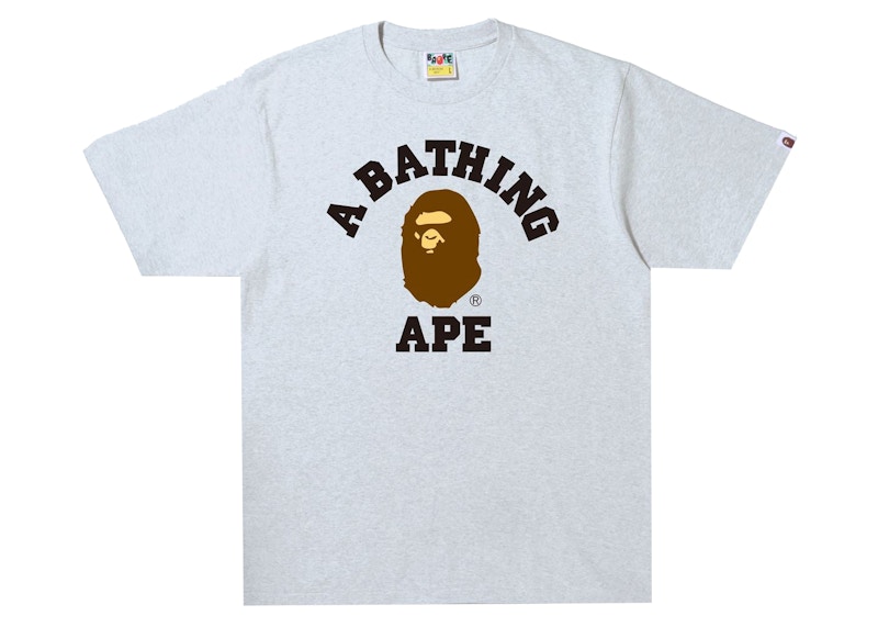 BAPE College Tee 'Gray'