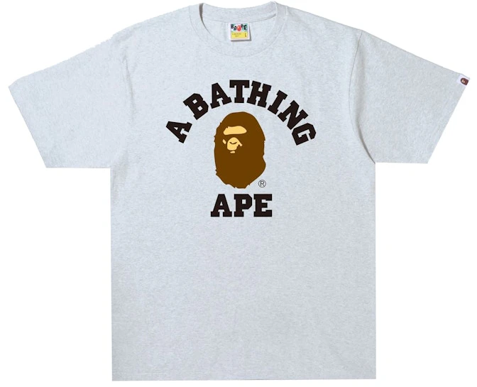 bape-college-tee-gray