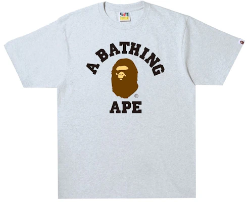 BAPE 学院T恤 '灰色' Buy BAPE 学院T恤 '灰色'