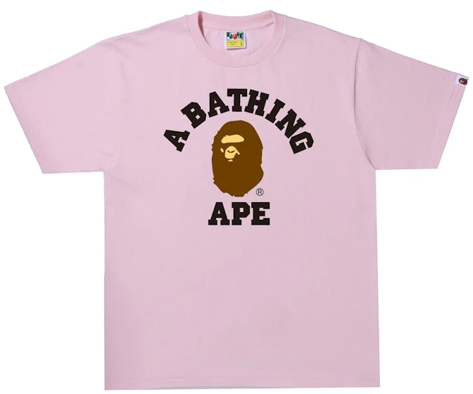 bape-college-tee-pink