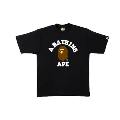BAPE College Tee Black