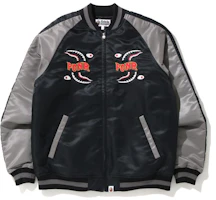 BAPE Color-Block Shark Embroidered Fleece Zip-Up Jacket 0ZXJKM140025F BAPE Color-Block Shark Embroidered Fleece Zip-Up Jacket 0ZXJKM140025F