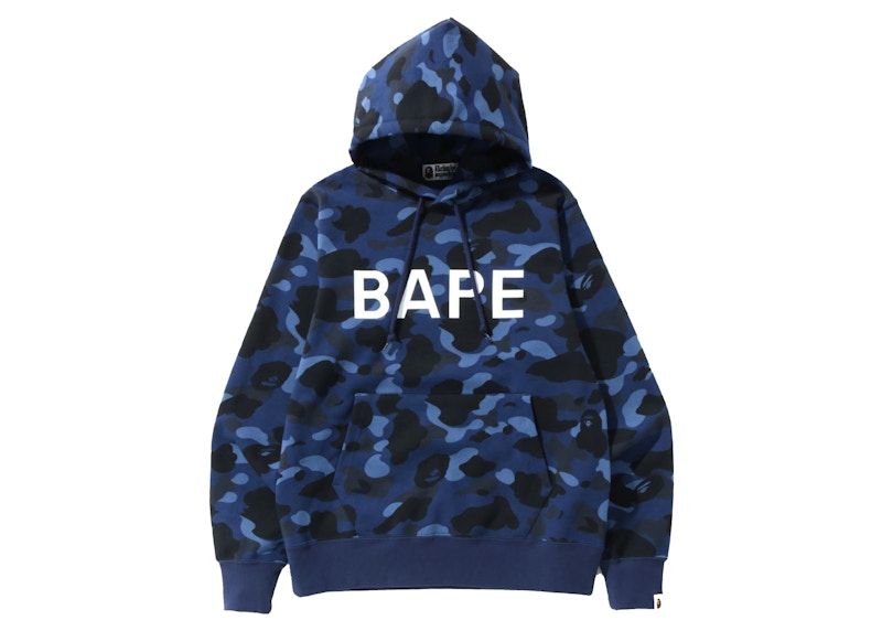BAPE Color Camo BAPE Pullover Hoodie (SS22) Navy