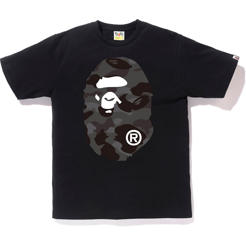 BAPE Color Camo Big Ape Head Tee Black/Black
