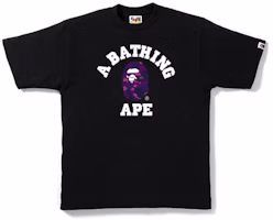 BAPE Color Camo College Tee Black/Purple BAPE Color Camo College Tee Black/Purple