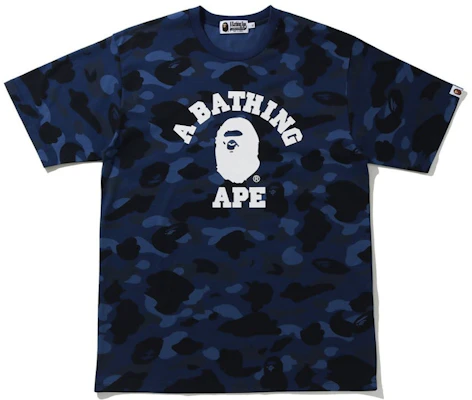 BAPE 彩色迷彩大學T恤 藍色 (SS21) Buy BAPE 彩色迷彩大學T恤 藍色 (SS21)