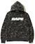 Buy Bape Color Camo Damage Wide Pullover Hoodie Black