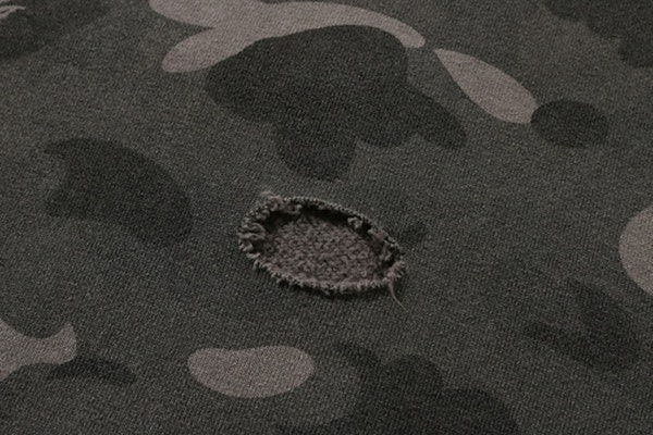 Bape Color Camo Damage Wide Pullover Hoodie Black Lookbook Bape Color Camo Damage Wide Pullover Hoodie Black