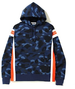 BAPE Hoodie Biru Logo Tape Camo Warna Buy BAPE Hoodie Biru Logo Tape Camo Warna