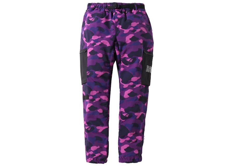 BAPE Color Camo Military Pants Purple