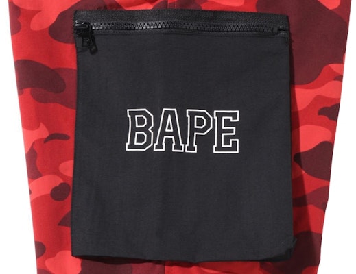 BAPE Color Camo Military Pants Red Lookbook BAPE Color Camo Military Pants Red
