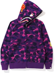 BAPEカラーカモPONRシャークフルジップパーカー(紫)
Buy BAPEカラーカモPONRシャークフルジップパーカー(紫)