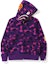 Buy BAPE Color Camo PONR Shark Full Zip Hoodie Purple