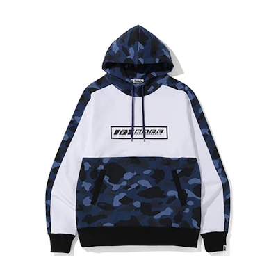 BAPE Color Camo Pullover Hoodie Blue Camo Unisex 1F80-114-005BLUE