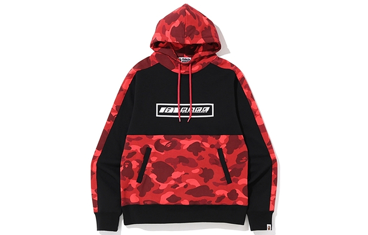 BAPE Color Camo Pullover Hoodie Red Camo Unisex 1F80-114-005RED