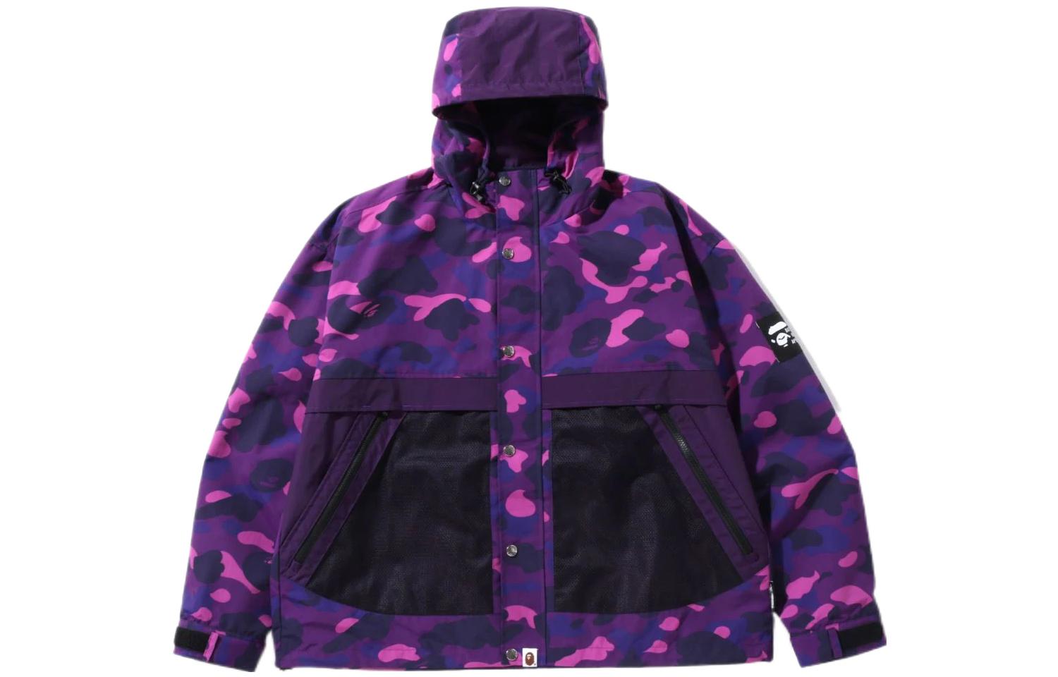 BAPE Color Camo Relaxed Fit Hoodie Jacket SS22 Camouflage Outerwear 1I30-140-012