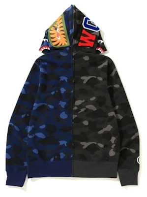 ベイプカラーカモシャークフルジップパーカー黒青
Order ベイプカラーカモシャークフルジップパーカー黒青