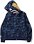 Order BAPE Color Camo Shark Full Zip Hoodie Blue