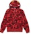 BAPE Color Camo Shark Full Zip Hoodie Red