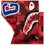 Order BAPE Color Camo Shark Full Zip Hoodie Red